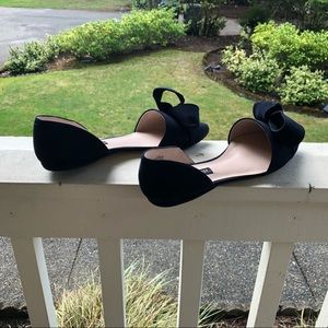 NINE WEST Shoreside Leather Pointed Toe Slide